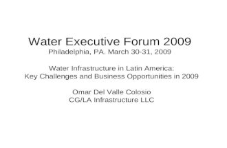 Water Infrastructure in Latin America