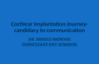 Cochlear implantation journey candidacy to communication (1)