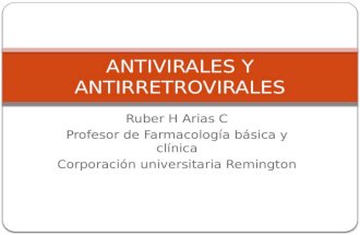 Antivirales y antirretrovirales