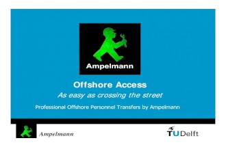 Ampelmann offshore personnel transfers