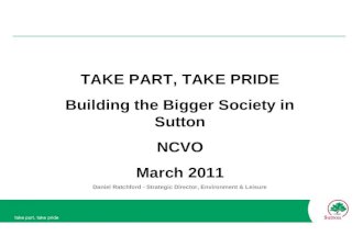 Presentation to NCVO Annual Conference, March 2011