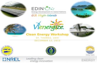 Overview of Virgin Islands Energy Issues