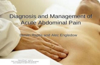 Diagnosis And Management Of Acute Abdominalpain