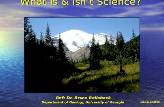 What is & isn’t science