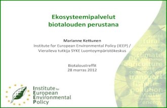 Ekosysteemipalvelut ja biotalous_MKettunen