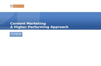 Content Marketing for Online Advertisers