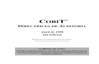 Cobit - Direct Rices de Auditoria