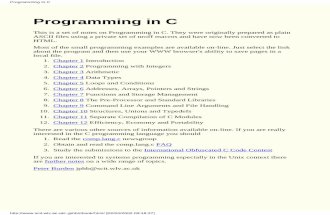 C (programming in c)