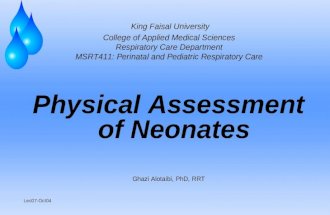 Lec07 Physical Assess Neonates
