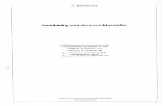 Handboek voor de uurwerkhersteller - Jendritzki - deel 1 van 2