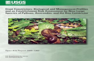 Giant Constrictors Risk Assessment