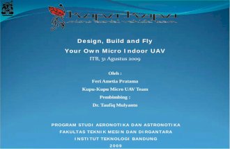 Workshop Indoor Micro UAV Presentation