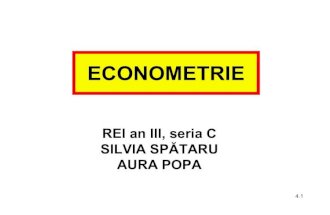 Econometrie C1 REI