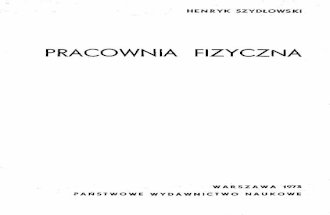Henryk Szydłowski - Pracownia Fizyczna - ebook PL