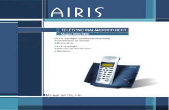 Manual Telefono DECT Airis T800