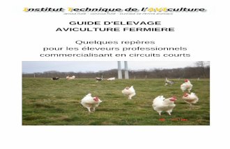Guide d'élevage aviculture fermière