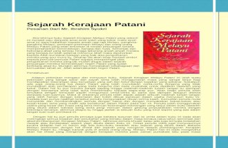 Sejarah Kerajaan Patani