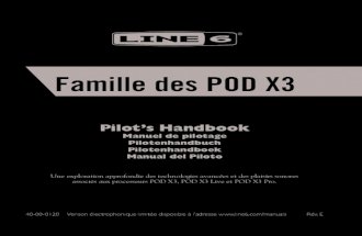 POD X3 Advanced Guide (Rev E) - French