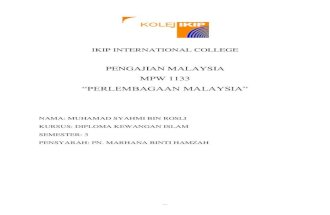 PENGAJIAN MALAYSIA (MPW 1133)