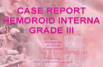Case Hemoroid Ade