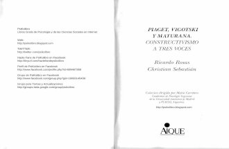 Piaget Vigotski Y Maturana - Constructivismo a Tres Voces