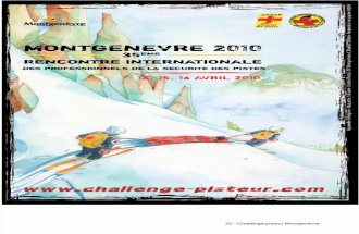 Brochure Challenge Pisteur Montgenevre