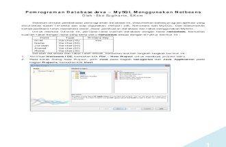 Pemrograman Database Java-MySQL