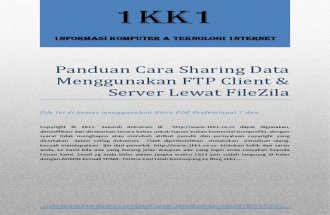 Panduan Cara Sharing Data Menggunakan FTP Client & Server Lewat FileZila