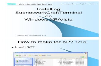 Install SCT on WinXP-Vista