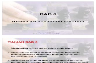 BAB 6 Formulasi Dan Safari Strategi