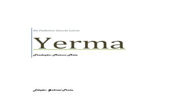 Yerma - Federico García Lorca (português)