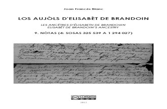 Joan Francés BLANC - Los aujòls d'Elisabèt de Brandoin 9