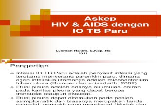 Askep HIV & AIDS Dengan IO TB Paru