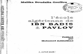 L'Ecole Algérienne de Ibn Badis à Pavlov Greffou