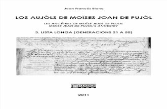 Joan Francés BLANC - Los aujòls de Moïses Joan de Pujòl 3