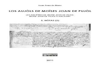 Joan Francés BLANC - Los aujòls de Moïses Joan de Pujòl 5