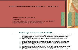 Slide 2 - 3 - Interpersonal Skills
