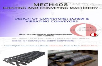 L6 Screw & Vibrating Conveyors