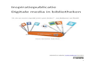 Inspiratiepublicatie Digitale Media in Bibliotheken