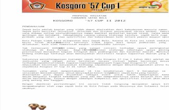 Proposal Kosgoro Cup II 2012
