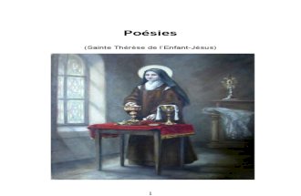Poesies de Sainte Therese de Lisieux