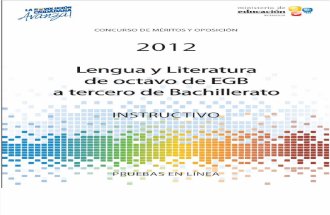 Instructivo Lengua 8a3 2012