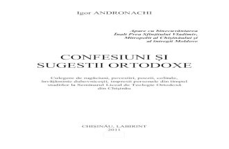 Igor Andronachi - Confesiuni şi sugestii Ortodoxe (2011)