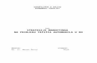 strategije marketinga na primjeru tržišta automobila-VW