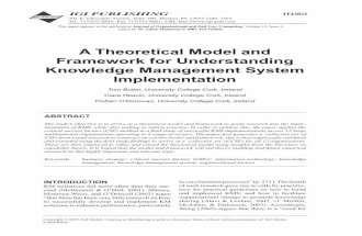 A Theoretical Model and Framework for Understanding Knowledge Management System Implementation