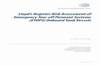 OCIMF Position Paper Lloyd_s Register Risk Assessment of ETOPS Onboard Tank Vessels Final 131109