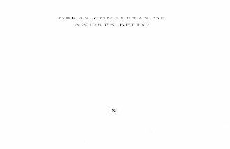 Bello, Andrés - Obras completas. Vol. 10. Derecho Internacional I. Principios de derecho internacional y escritos complementarios