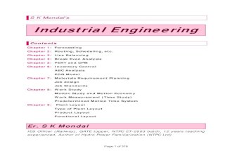 Industrial Engineering by S K Mondal
