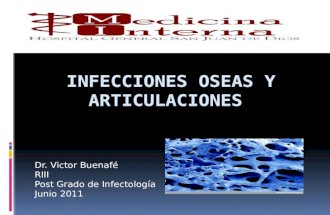 Infecciones óseas y articulares