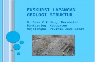 Ekskursi Lapangan Geologi Struktur